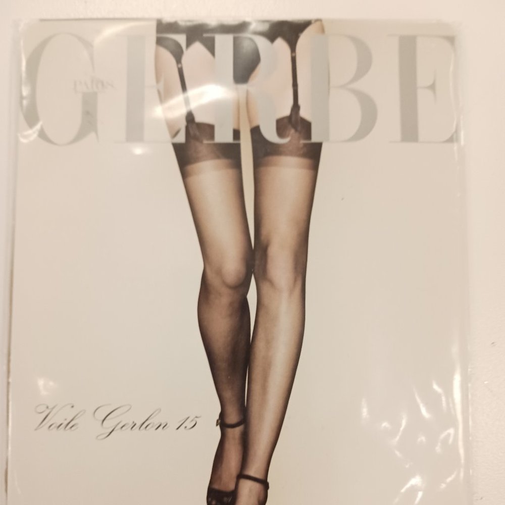 Gerbe Hosiery nude voile stocking size 3